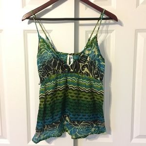 ONEILL ultra lightweight deep v tank top